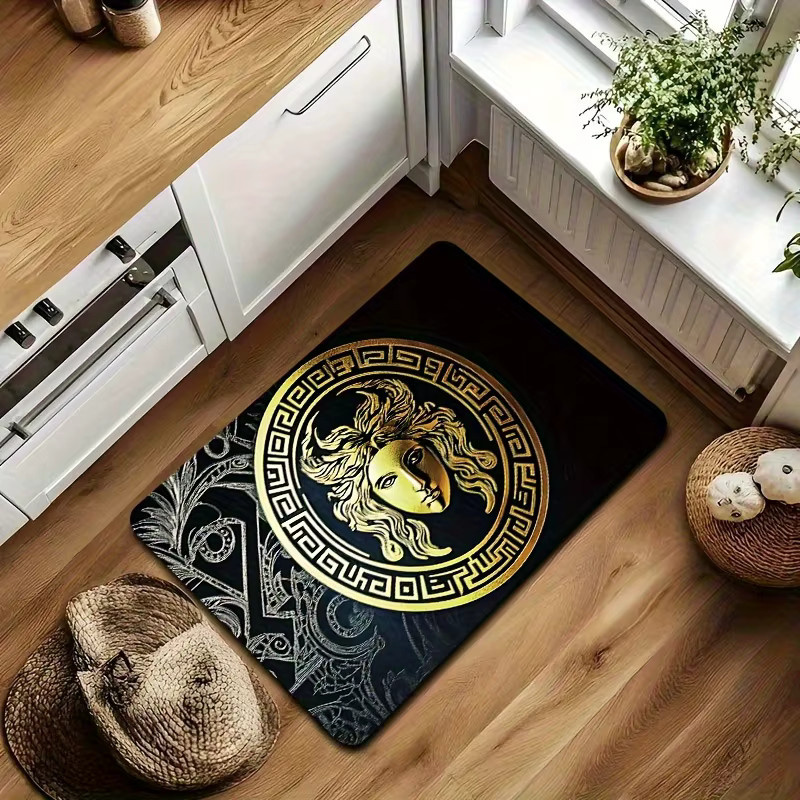 VIKAMA Creative Cool Carpet Warrior Fußmatte, wasserdicht und rutschfest für Küche, Badezimmer, Schlafzimmer oder Wohnzimmer - Bild 4