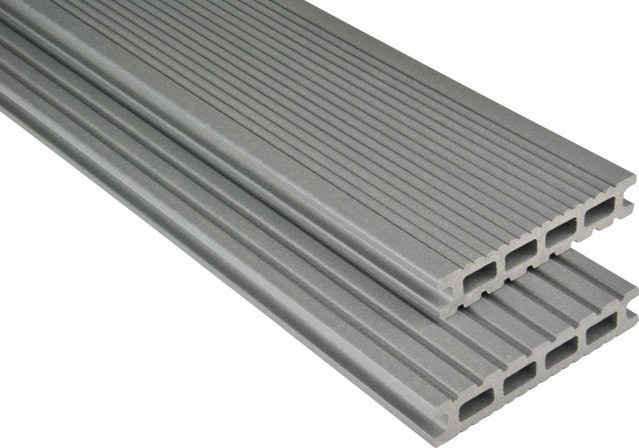 Kovalex WPC Terrassendiele Exklusiv Matt Grau B: 14,5 cm, H: 2,6 cm, L: 270 cm - Bild 1