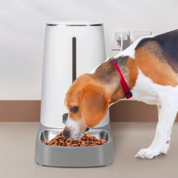nobleza Smarter Futterautomat für Hunde und Katzen mit App-Steuerung und WiFi in Weiß - Bild 2