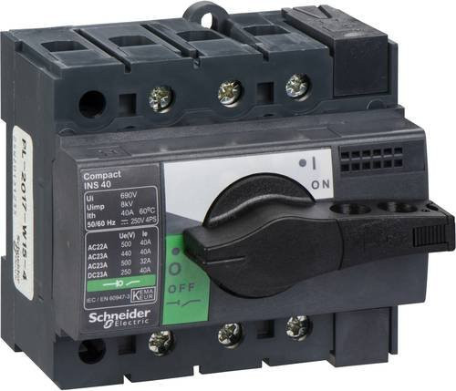 Schneider Electric 28900 Lasttrennschalter 40A, grau, 125 V/DC und 500 V/AC - Bild 1