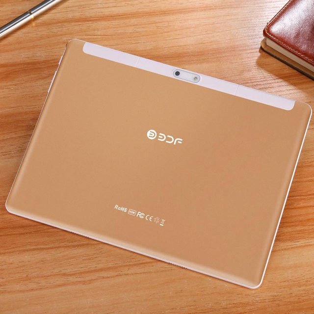 BDF S10 Global Tablet mit 10,1 Zoll Display, 4 GB RAM, 64 GB ROM, MediaTek Prozessor, Android, WLAN, 3G und Bluetooth in Gold - Bild 1