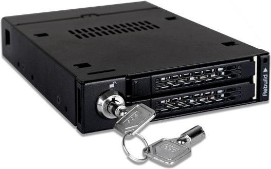 ICY Dock ToughArmor MB992SKR-B Wechselrahmen für 2.5 Zoll SATA Laufwerke in Mattschwarz - Bild 2
