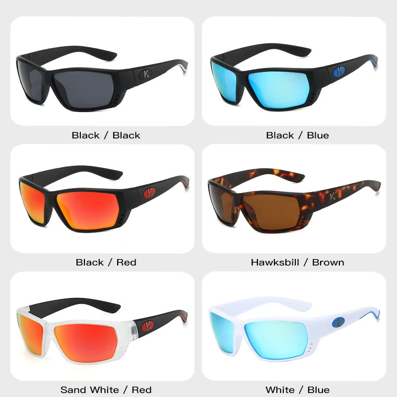 Karos Sonnenbrille, Vollrand, rectangular, schwarz, Unisex, polarisiert - Bild 3