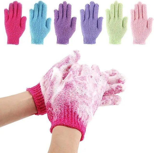Exfolierende Badehandschuhe, 1 Paar, Unisex - Bild 1