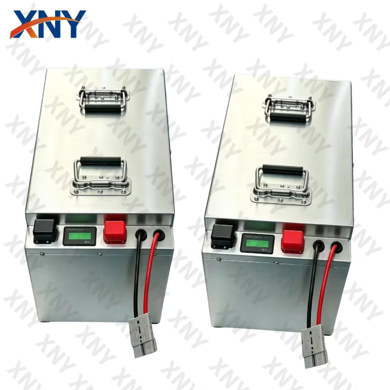 DIXSG 72V LiFePO4 Lithium-Batterie mit Bluetooth in Silber für Roller, Motorrad, Dreirad und Elektro-Fahrzeuge - Bild 4