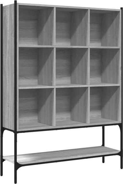 vidaXL Bücherregal Grau Sonoma, B/T/H: 102 x 30 x 141,5 cm - Bild 1