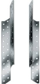 Simpson Strong-Tie Sparrenpfettenwinkel SPF290L aus verzinktem Stahl, Farbe: Silber, B/H/T: 290 x 34,5 x 2 mm - Bild 1