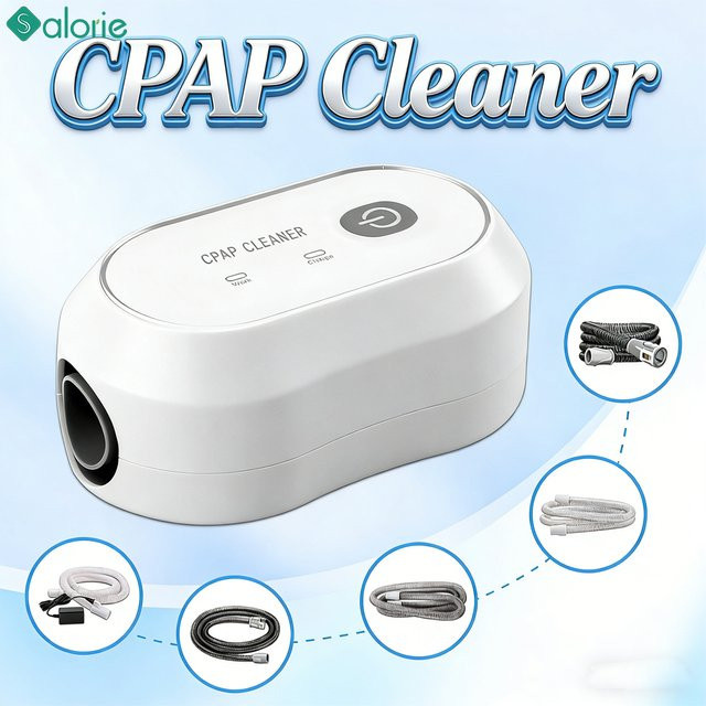 SALORIE CPAP-Reiniger und Ozon-Sterilisator in Weiß zur Desinfektion von Maske, Schlauch und Rohr - Bild 1