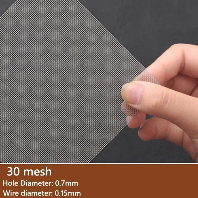 Xiaolang Filtersieb aus Edelstahl 304 mit 30 Mesh Maschenweite, Farbe: Silber, B: 60 cm, T: 30 cm - Bild 1