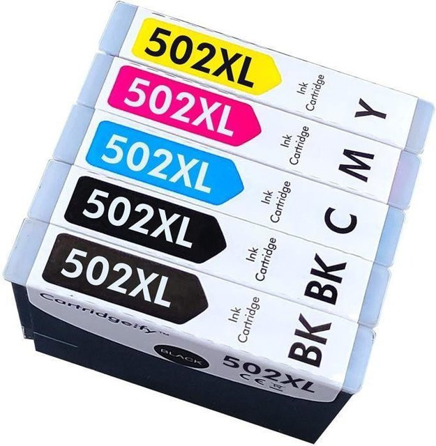 Cartridgeify Tintenpatronen Multipack 502XL kompatibel mit Epson 502 und 502XL für Expression Home XP-5100 und X1347, Mehrfarbig - Bild 1