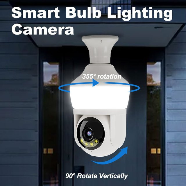ZBRAVO Yoosee WiFi Smart Home Sicherheitskamera mit LED-Beleuchtung und Nachtsicht, Farbe: Weiß - Bild 1