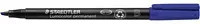 STAEDTLER Lumocolor permanent 314 Folienstift mit Keilspitze in Schwarz oder Blau - Bild 1
