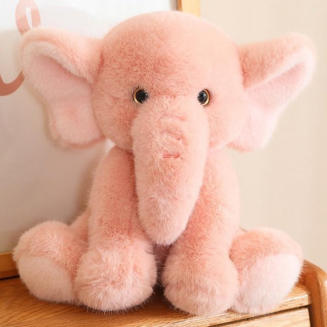 Joyful toys Elefantenplüschtier, Rosa / Pink, 23cm - Bild 1