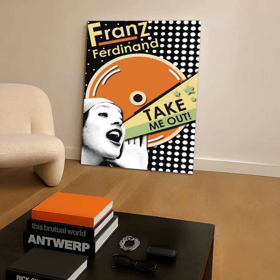 Franz Ferdinand Poster Aufkleber als wasserfeste Wandkunst in Mehrfarbig für dein Wohnzimmer oder Schlafzimmer - Bild 5