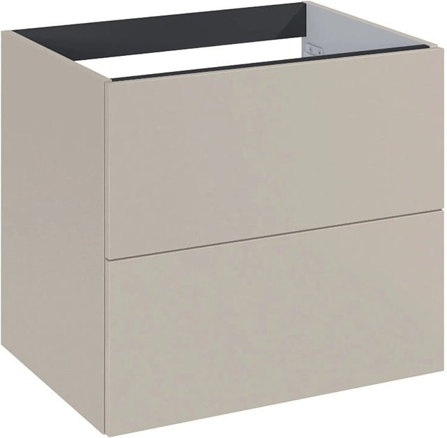 Roca Waschtischunterschrank Elegant mit 2 Schubladen, Farbe: Kaschmir/Beige, B: 60 cm, H: 53 cm, T: 44,9 cm - Bild 1