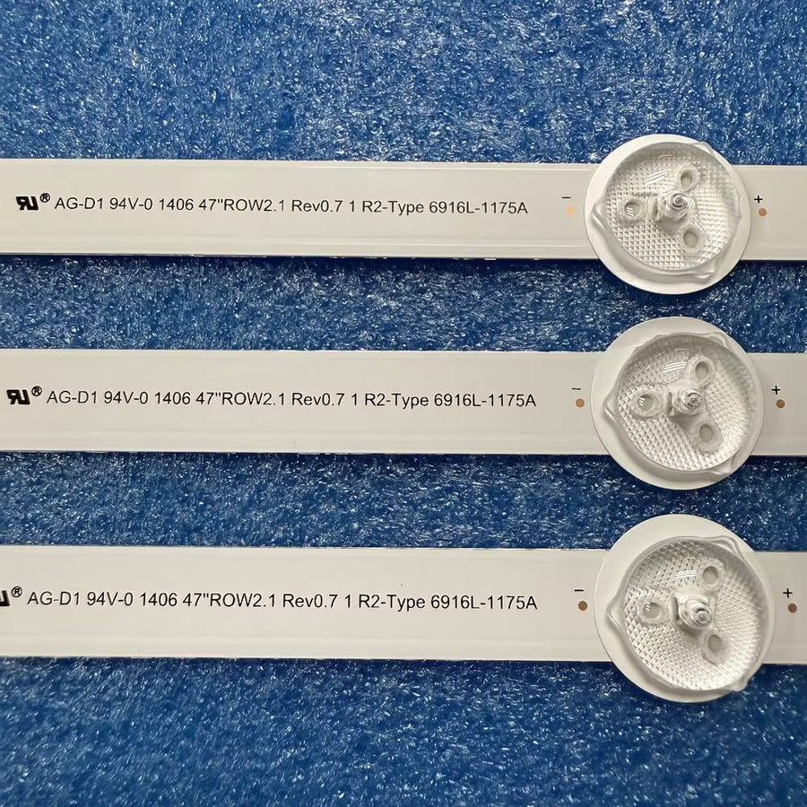12er Set LED-Hintergrundbeleuchtung für LG TV Modelle 47LN540V 47LN541V 47LN570V 47LN5708 47LN575V 47WL30MS 47LN5400 47LN5750 47LN5200 47LN5700 47LN5790 in Weiß - Bild 2