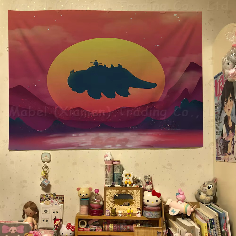 Rastar Avatar The Last Airbender Retro-Flagge in Multicolour als textile Wanddekoration für dein Wohnzimmer oder Studio, Breite: 50 cm, Höhe: 50 cm - Bild 2