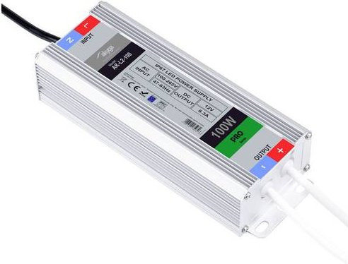 Akyga AK-L2-100 Industrienetzteil 12 V/DC 8.3A 100W in Silber - Bild 1