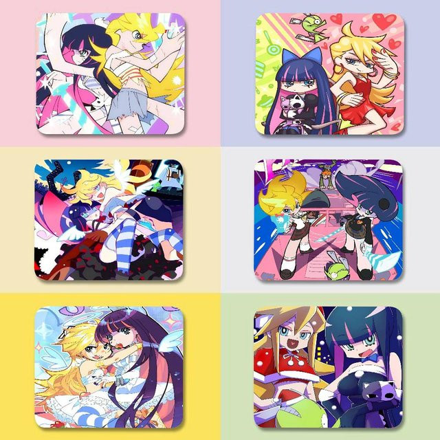 Rastar Mauspad Scanty Anime Design Multicolor als Computertischunterlage und Tastaturunterlage - Bild 1