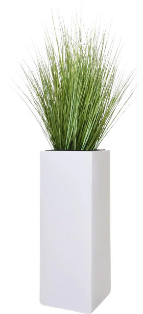 Pflanzkübel Enisa von Aplanta in Weiß, B/T/H: 24 x 24 x 65 cm - Bild 1