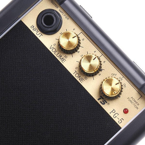 Koogeelife E-Gitarrenverstärker in Grau mit 3,5 mm Jack-Anschluss - Bild 1