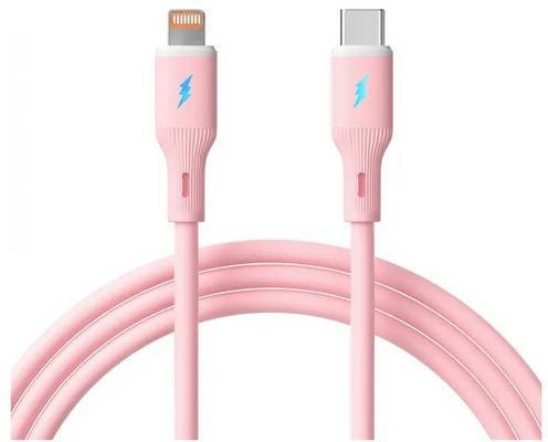 Akyga USB-C auf Apple Lightning Kabel in Rosa, Länge: 1 m, AK-USB-71 - Bild 1