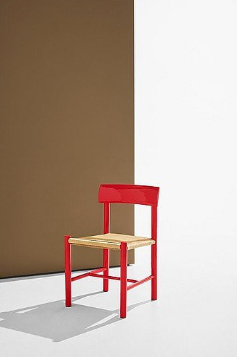 Ines Stuhl in Pastill mit Paper Cord und Holzgestell - Bild 1
