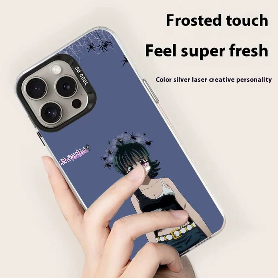 H-Hunter-x-hunt Shizuku Anime Handyhülle für iPhone 11-16, transparent mit Farbwechsel-Effekt, schmale Anti-Fall-TPU-Hülle - Bild 2