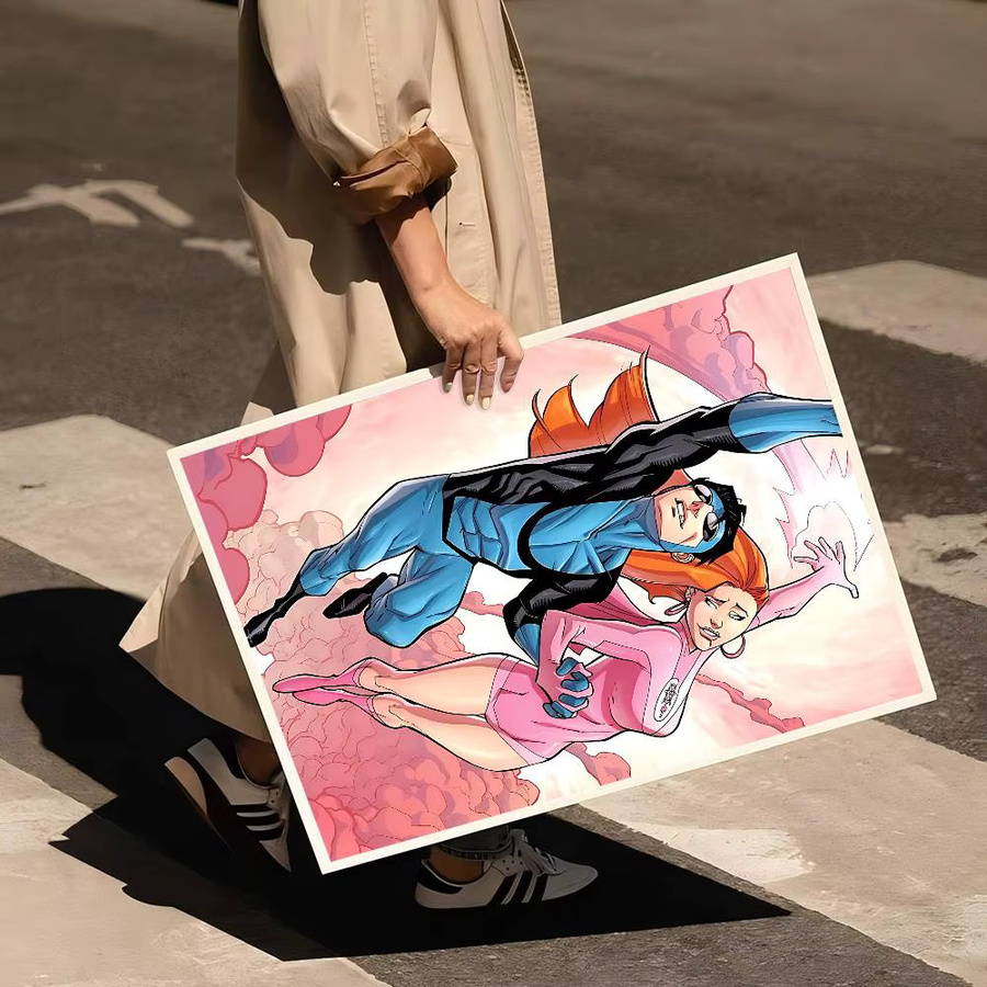 Potdemiel I-Invincible Cartoon-Poster im Vintage-Stil für deine Heimdekoration - Bild 3