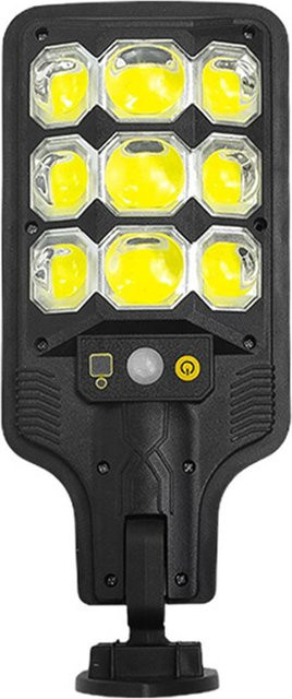 TOMTOP JMS Solar Außenleuchte mit PIR Bewegungssensor und COB LED in Schwarz - Bild 1