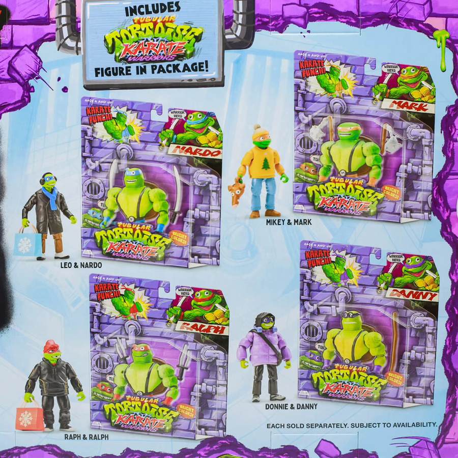 Playmates Teenage Mutant Ninja Turtles Mutant Mayhem Karate Warriors Actionfiguren-Kollektion, Set / Bundle, ab 14 Jahren - Bild 2