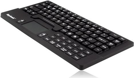 RaidSonic KeySonic KSK-5031 USB-Tastatur in Schwarz mit QWERTY-US-Layout - Bild 1