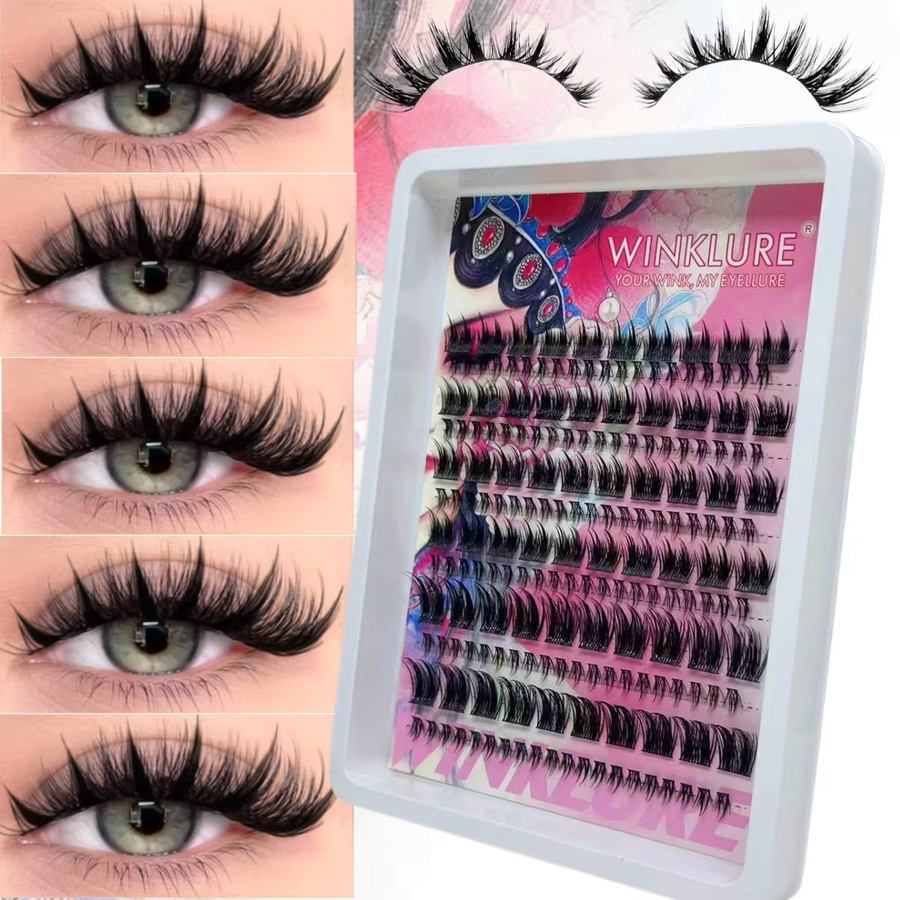 WINKLURE Manga Cat-Eye-Stil Wimpern, Black, Natürlich, Unisex - Bild 2