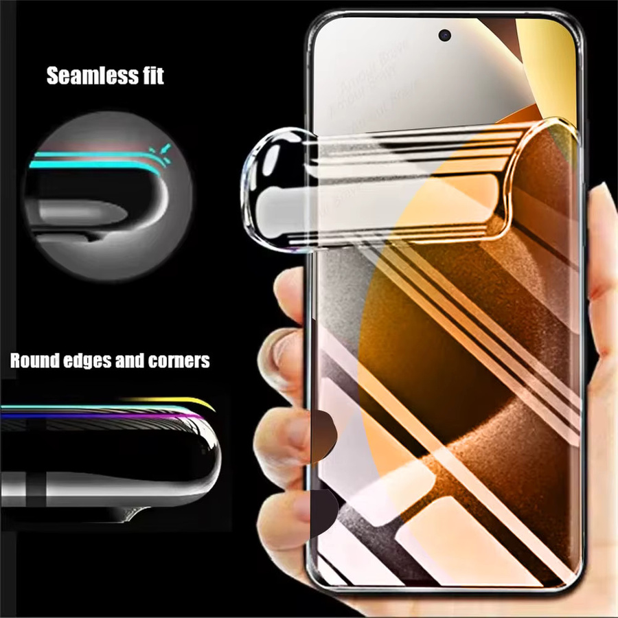 5 Stück Hydrogel-Displayschutzfolien für Xiaomi Redmi Note 15 14 13 12 11 Pro Plus und Redmi Note 14S 12S, transparente weiche Schutzfolie - Bild 6