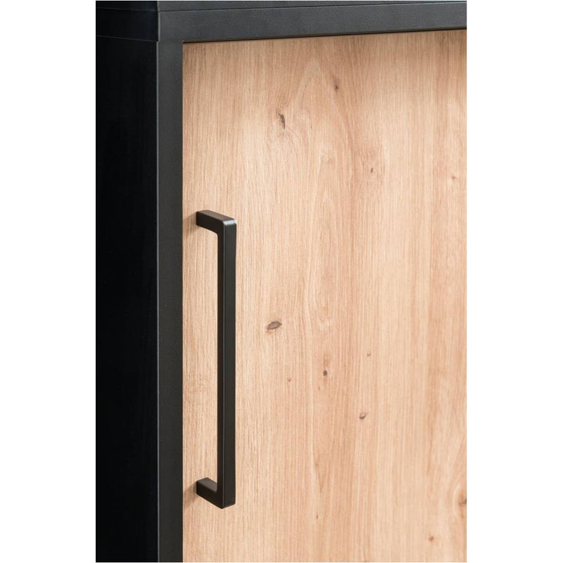 Schildmeyer Aktenschrank Aino Midischrank in Schwarzmatt und Artisan Eiche, B/H/T: 51 x 83,6 x 41 cm - Bild 6