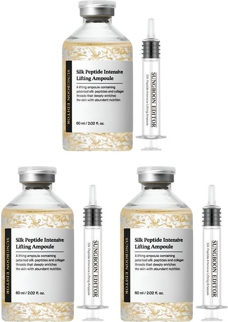 Sungboon Editor Seidenpeptid Lifting Ampulle Serum, 60 ml, mit Peptide und Kollagen - Bild 1