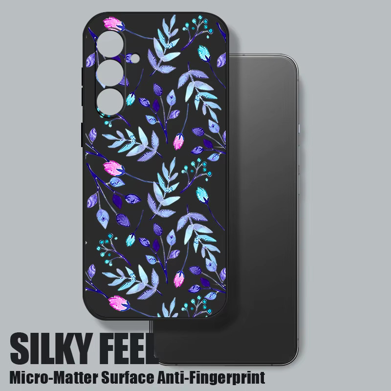 Bunte Blatt Handyhülle Soft Cover für Samsung Galaxy S25 S24 S23 S22 Ultra S23 Plus S24 FE A56 A16 A36 A55 A54 A15 A14 A35 5G in Mehrfarbig - Bild 4
