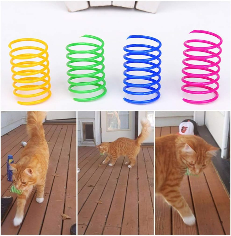 Fang Yuege Pet Katze Feder Spielzeug Interaktiv 48-teiliges Set - Bild 3