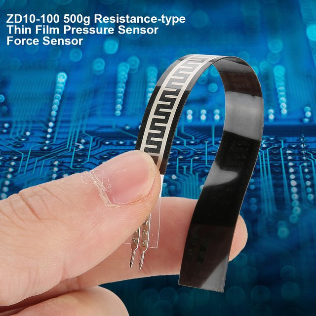 WALFRONT Dünnschicht-Drucksensor ZD10-100 Kraftsensor in Schwarz mit 500g Messbereich - Bild 1