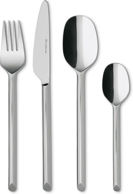 Villeroy & Boch Tafelbesteck like. Set aus Edelstahl in Silber, 16-teilig - Bild 1