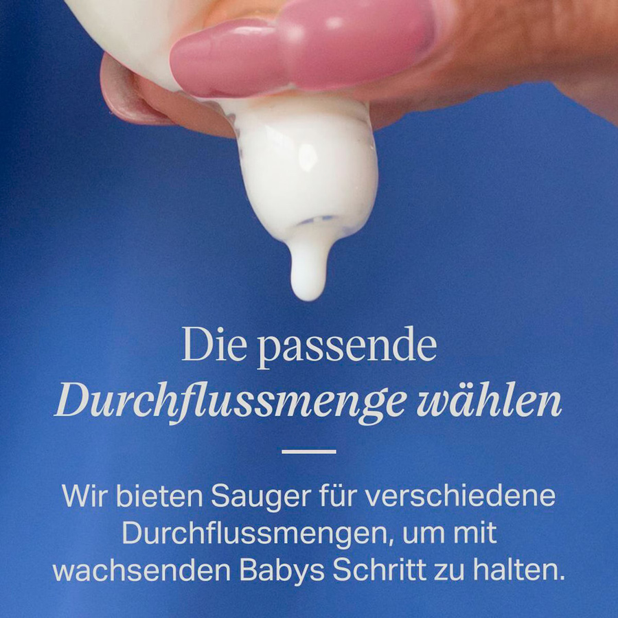 Tommee Tippe 2er-Pack Trinksauger für Neugeborene, extra langsam, BPA-frei, transparent, Silikon - Bild 2