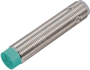 Pepperl+Fuchs Induktiver Sensor NEN10-12GM50-E2-V1 in Silber und Messing - Bild 1