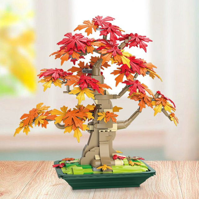 JAKI Baustein-Bonsai-Ahornbaum-Modellbausatz, Natur, Bunt / Mehrfarbig - Bild 1