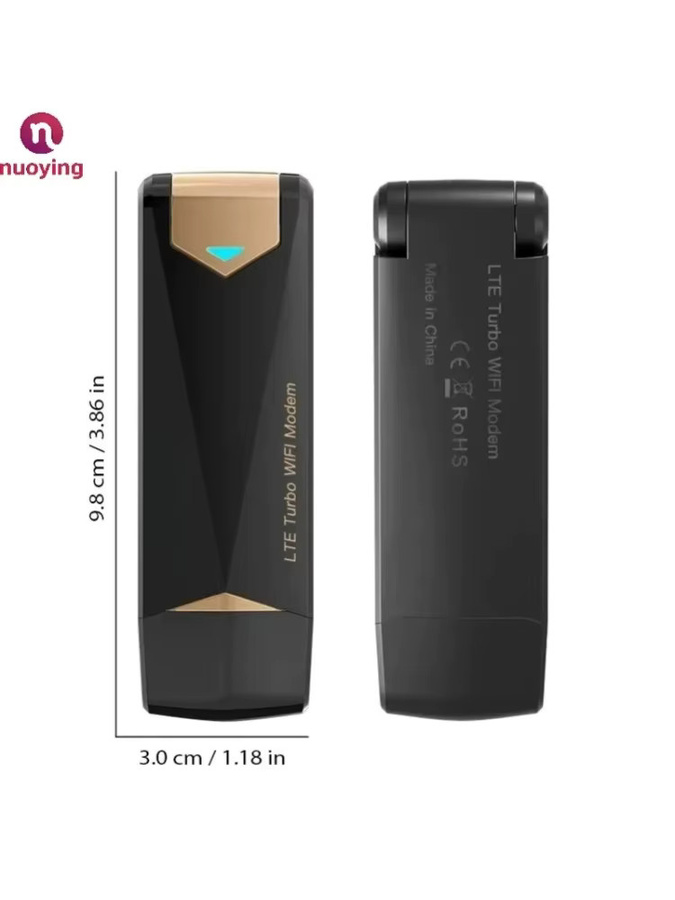 UF909 4G LTE USB WLAN Modem mit 150Mbps Hochgeschwindigkeits-Netzwerk als tragbarer Plug-and-Play Hotspot und Mini Wireless Auto-Dongle - Bild 5