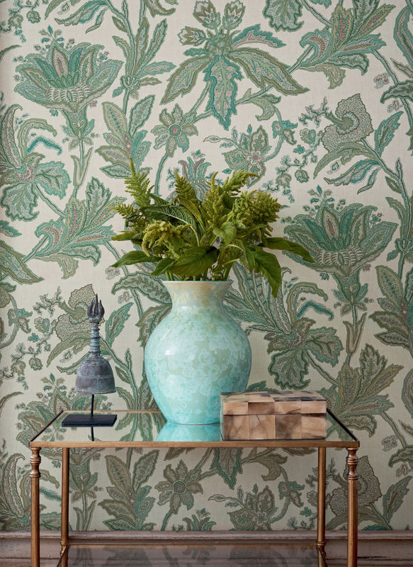 Thibaut Tapete Breckenridge Botanical Paisley in Sage Green als Vlies-Tapete - Bild 2