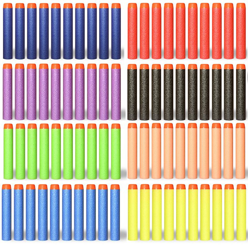 Bai Fen Bai Nerf Soft Bullets Darts Rundkopf Refill Sponge Darts 100-teiliges Set - Bild 1