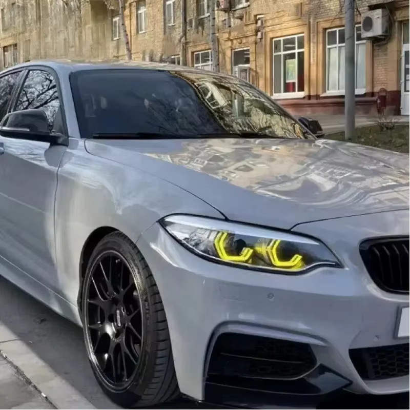 TUPUSI Angel Eyes DRL Tageslicht in Weiß und Gelb für BMW 2er F22 F87 F23 (2014–2021) mit Xenon und M2 LCI LED-Scheinwerfern - Bild 2