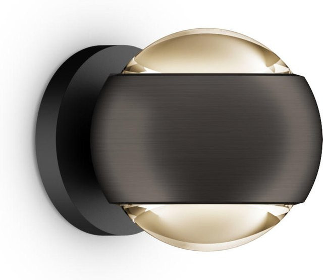 Occhio io verticale LED-Wandleuchte in Schwarz matt mit warmweißem Licht (2700K) - Bild 1