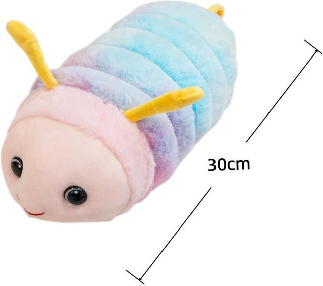 Yiran Health & Beauty Raupen-Stofftier, Insekten-Stoffpuppe, Bunt / Mehrfarbig - Bild 1