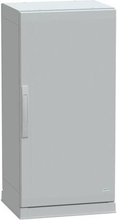 Schneider Electric Polyestergehäuse PLAZ mit Sockelrahmen und offenem Boden, Farbe: Grau, B/T/H: 100 x 50 x 42 cm, IP54 - Bild 1